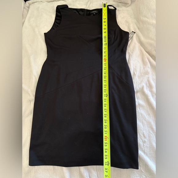 Tahari ASL NWT Size 14 Kenlee Black Formal Business Office Dress - Picture 2 of 8
